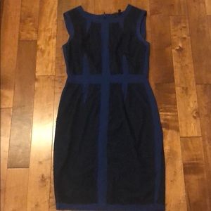 BCBG Blue black dress
